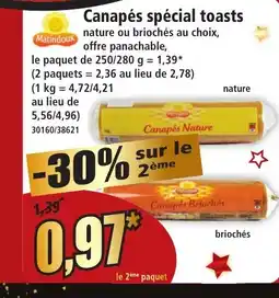 Norma MATINDOUX Canapés spécial toasts offre