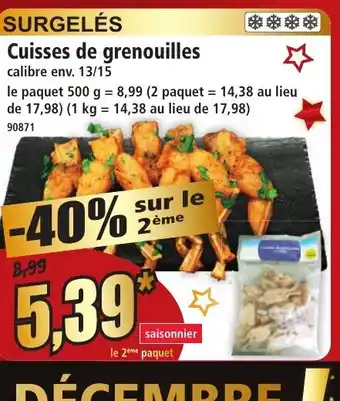 Norma Cuisses de grenouilles offre