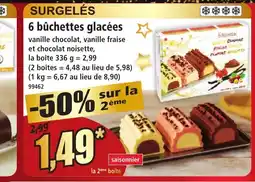Norma 6 bûchettes glacées offre
