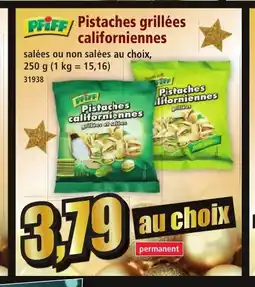 Norma PFIFF/ Pistaches grillées californiennes offre