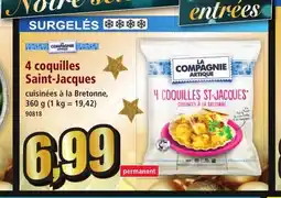 Norma 4 coquilles Saint-Jacques offre