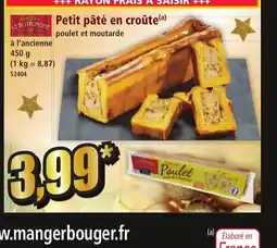 Norma LE BISTRONOME Petit pâté en croûte offre