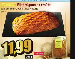 Norma Filet mignon en croûte offre