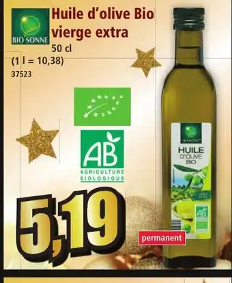 Norma BIO SONNE Huile d'olive Bio vierge extra offre