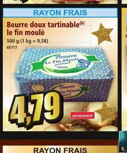 Norma Beurre doux tartinable le fin moulé offre
