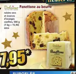 Norma DOLCIOSO Panettone au beurre offre