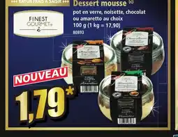 Norma FINEST GOURMET Dessert mousse offre