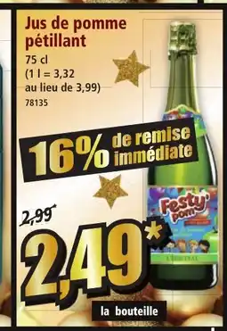 Norma Jus de pomme pétillant offre