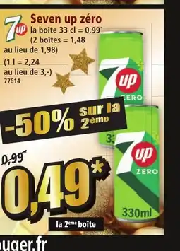 Norma 7 UP Seven up zéro offre