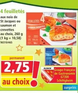 Norma 4 feuilletés offre