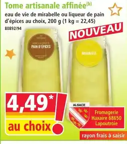 Norma Tome artisanale affinée offre