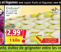 Norma Endives offre