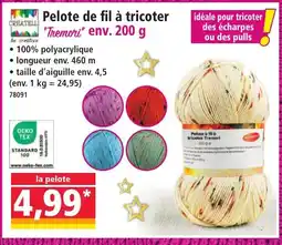 Norma CREATELLI Pelote de fil à tricoter offre