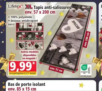 Norma LIFETEX XL tapis anti-salissures offre