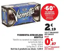 Super U NESTLE Vienneta surgelees offre