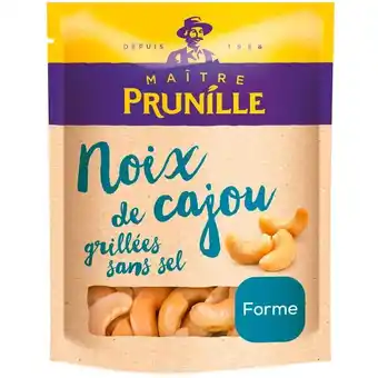 Carrefour Maitre prunille noix de cajou grillées sans sel maitre prunille offre