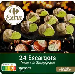Carrefour Carrefour extra escargots préparés recette à la bourguignonne offre