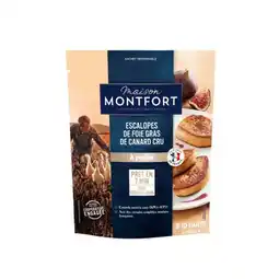 Carrefour Montfort escalopes de foie gras de canard surgelé à poêler offre