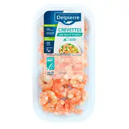 Carrefour Delpierre crevettes décortiquées natures asc delpierre offre