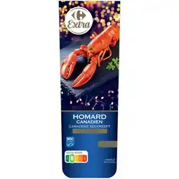 Carrefour Carrefour extra homard canadien entier msc cuit congelé offre
