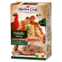 Carrefour Maître coq volaille farcie cuisson express offre