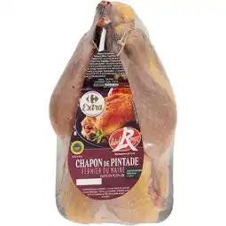 Carrefour Carrefour extra chapon de pintade fermier du maine label rouge offre