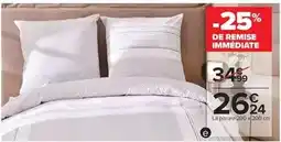 Carrefour La parure 200 x 200 cm offre