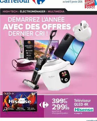 Carrefour Hisense - téléviseur qled 4k offre
