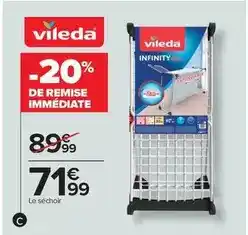 Carrefour Vileda - séchoir femme offre