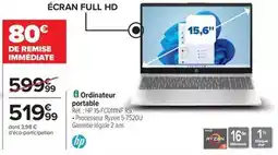 Carrefour Hp - ordinateur portable offre