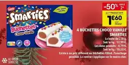 Supeco 4 bûchettes choco vanille offre