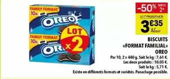 Supeco Oreo - biscuits format familial offre