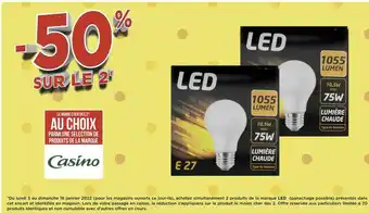 Géant Casino Casino bon plan sur une selection de produits de la marque casino offre