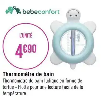 Géant Casino Bébéconfort thermomètre de bain offre