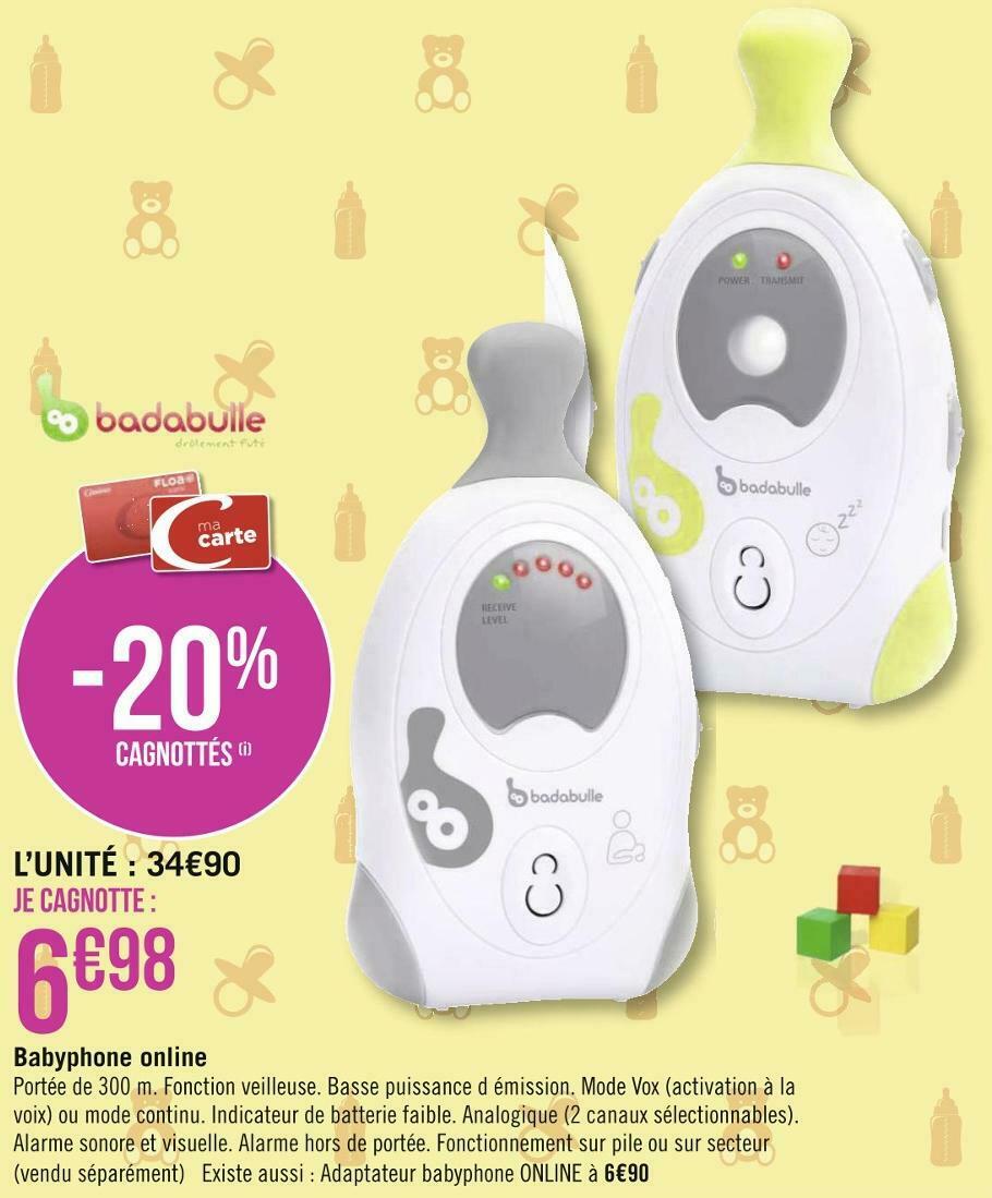 Promo Badabulle Babyphone Online Chez Geant Casino