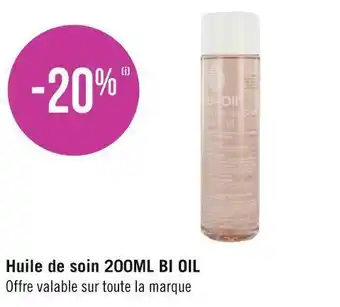 Bon plan sur l'huile de soin 200ml bi oil