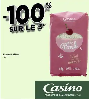 Géant Casino Casino riz rond offre