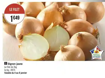 Géant Casino Oignon jaune offre