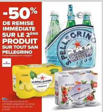 Carrefour San pellegrino bon plan sur toute la marque san pellegrino offre