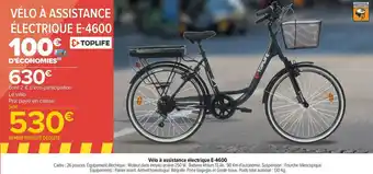 Carrefour Vélo à assistance électrique e-4600 offre