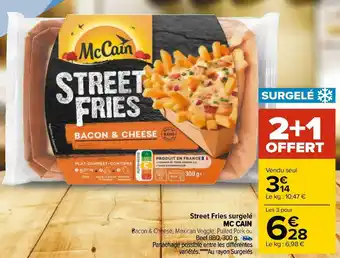 Carrefour Mc cain street fries surgelé offre