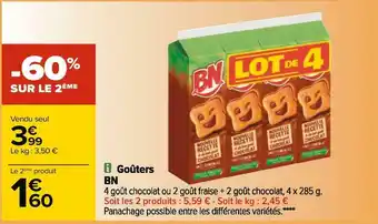 Carrefour Bn goûter offre