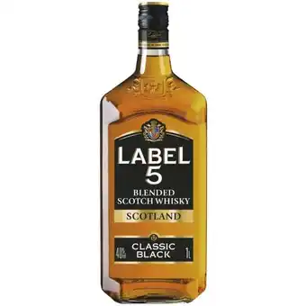Carrefour Market Label 5 blended scotch whisky offre