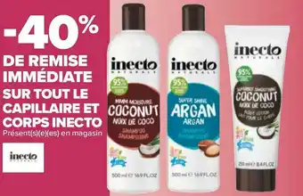 Carrefour Inecto bon plan sur tout le capillaire et corps inecto offre