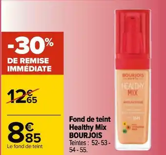 Carrefour Bourjois fond de teint healthy mix offre