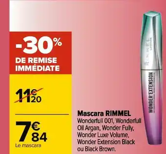 Carrefour Rimmel mascara offre