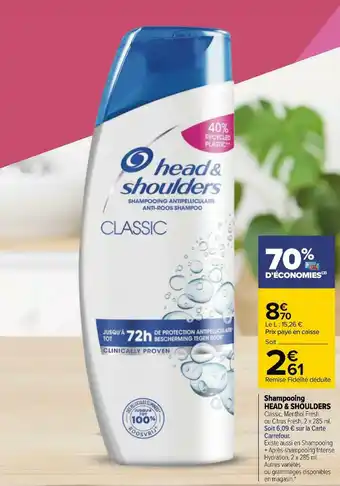 Carrefour Head & shoulders shampooing offre