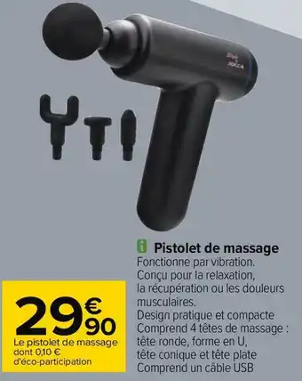 Carrefour Pistolet de massage offre