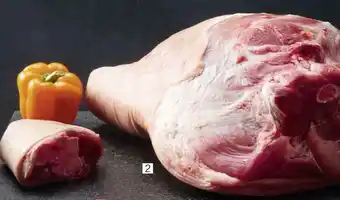 Géant Casino Porc jambon entier avec os offre