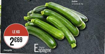 Géant Casino Courgette offre